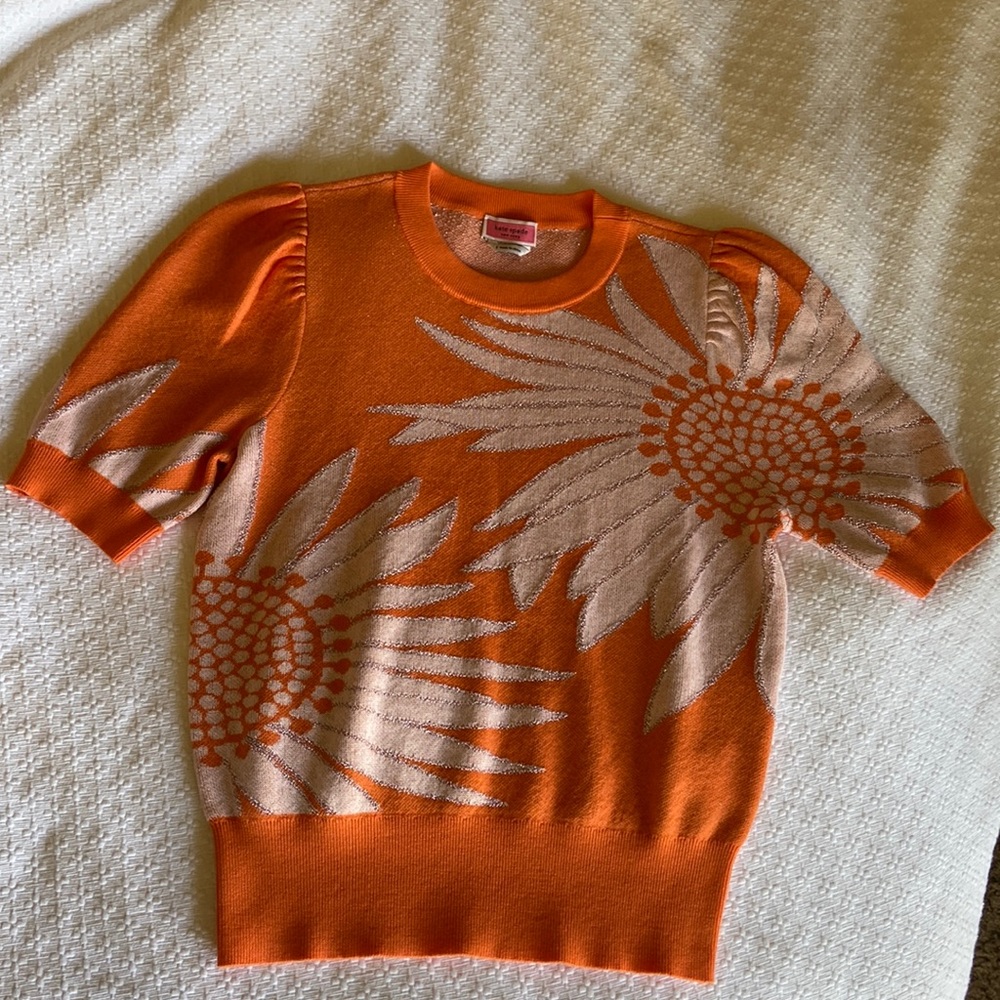 Kate Spade Falling Flower Sweater